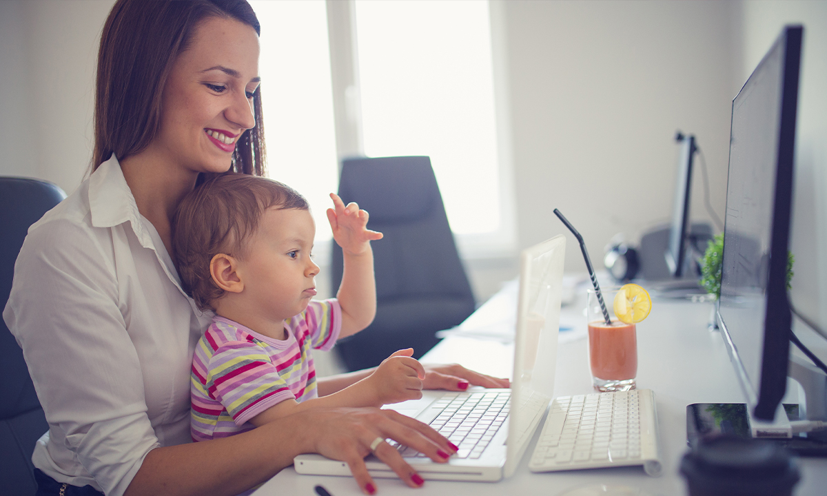 New mom reentering the workforce with best new job